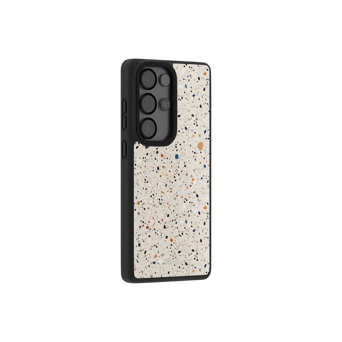 Minimalist phone case for Samsung Galaxy in light paint splatter pattern with TPU material