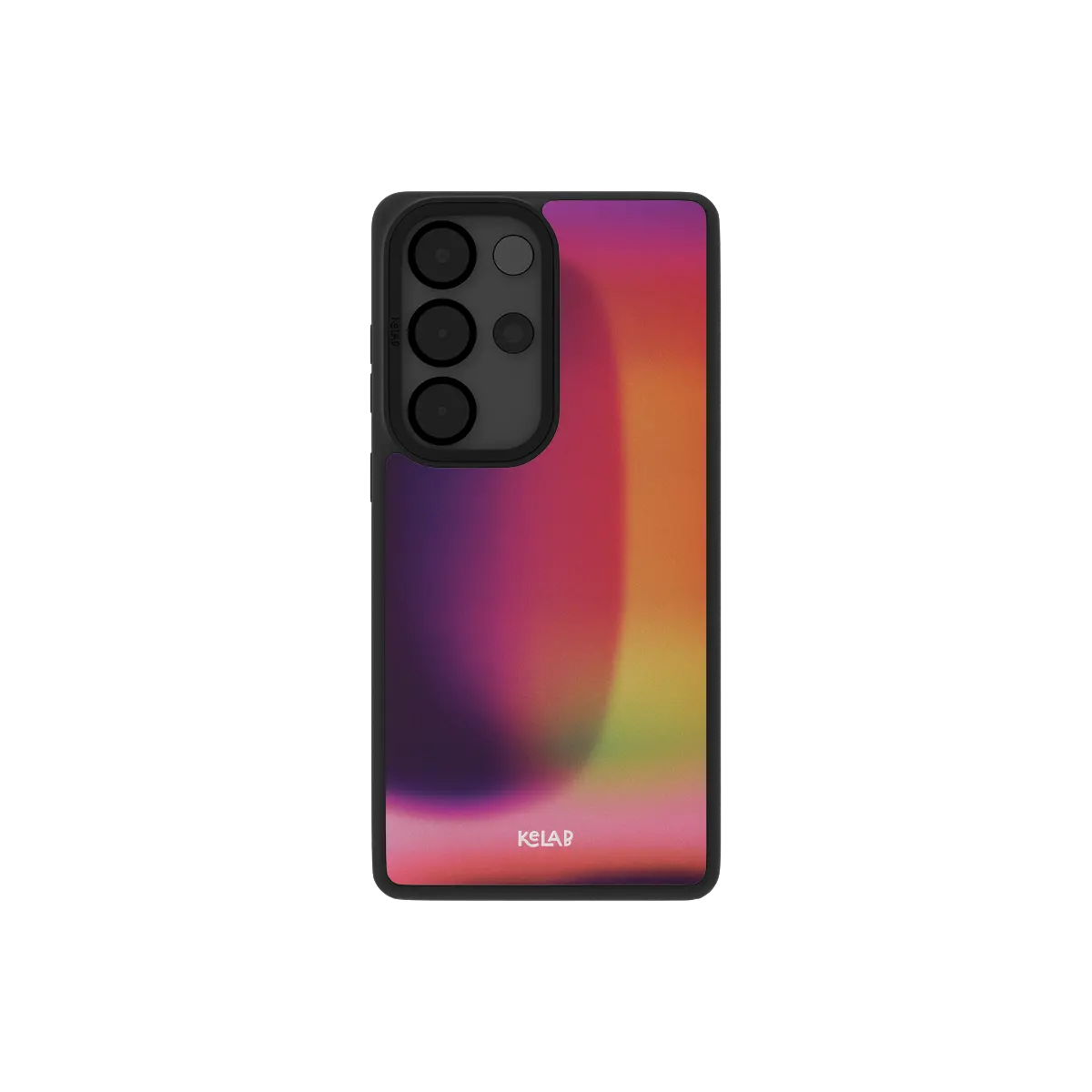 Minimalist phone case for Samsung Galaxy featuring a moody, rich color gradient print with a glossy finish