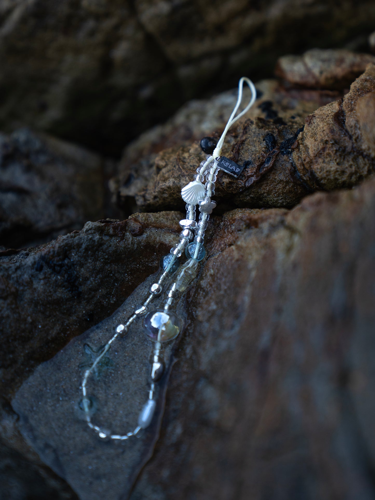 Sea Whisper | Crystal Sea Star Beaded Phone Charm