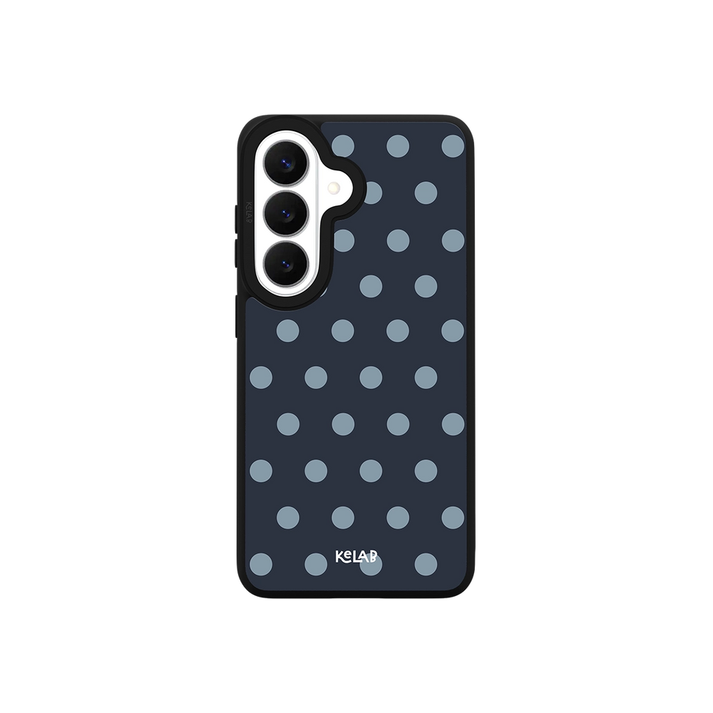 Abyssal Dot | Blue Polka Dot Samsung Phone Case
