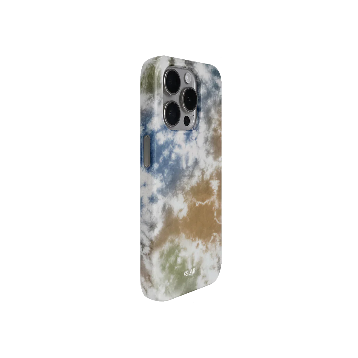 Indigo Soil | Brown-Blue Tie-Dye Phone Case