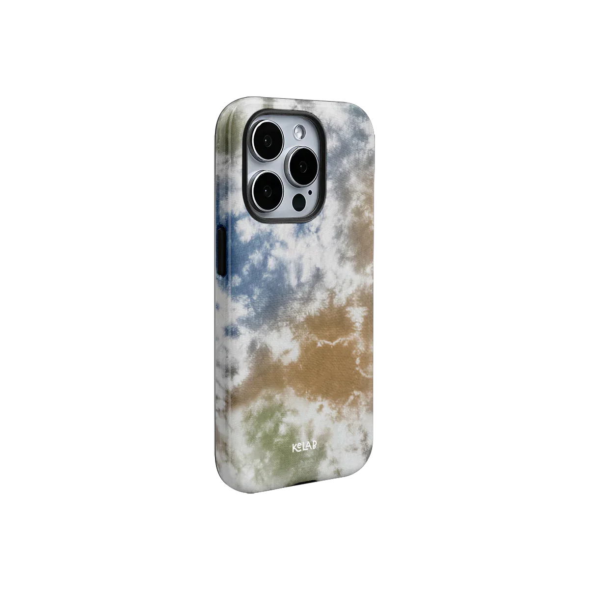 Indigo Soil | Brown-Blue Tie-Dye Phone Case