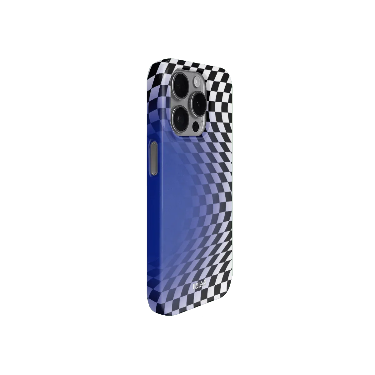 Blue Illusion | Checkmate Mirage Series iPhone Case - KELAB
