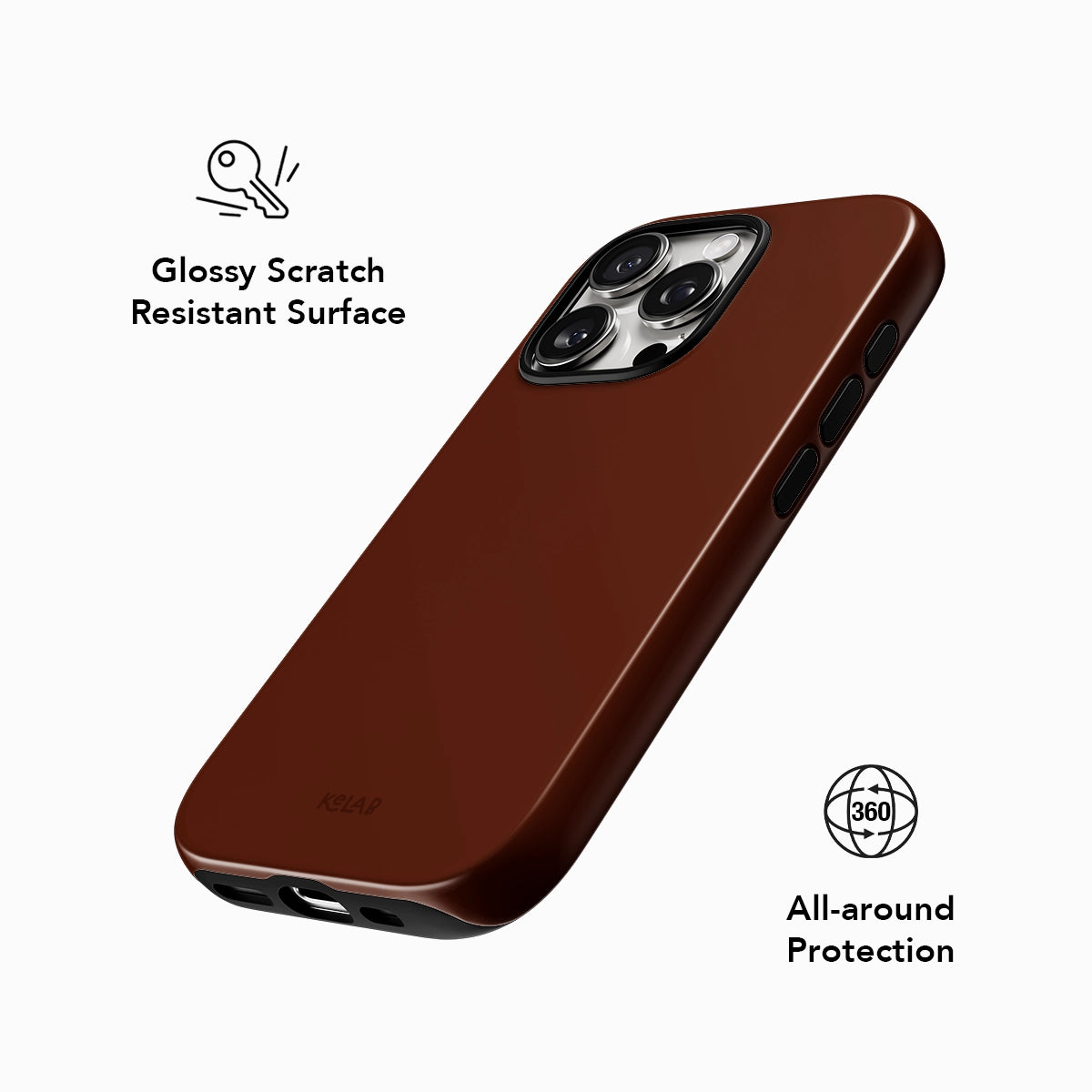 Espresso | Solid Rich Brown Phone Case