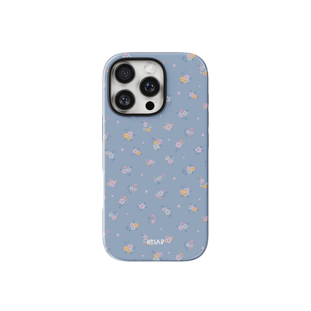 Tiny Meadow | Pastel Blue Floral Bouquet Phone Case