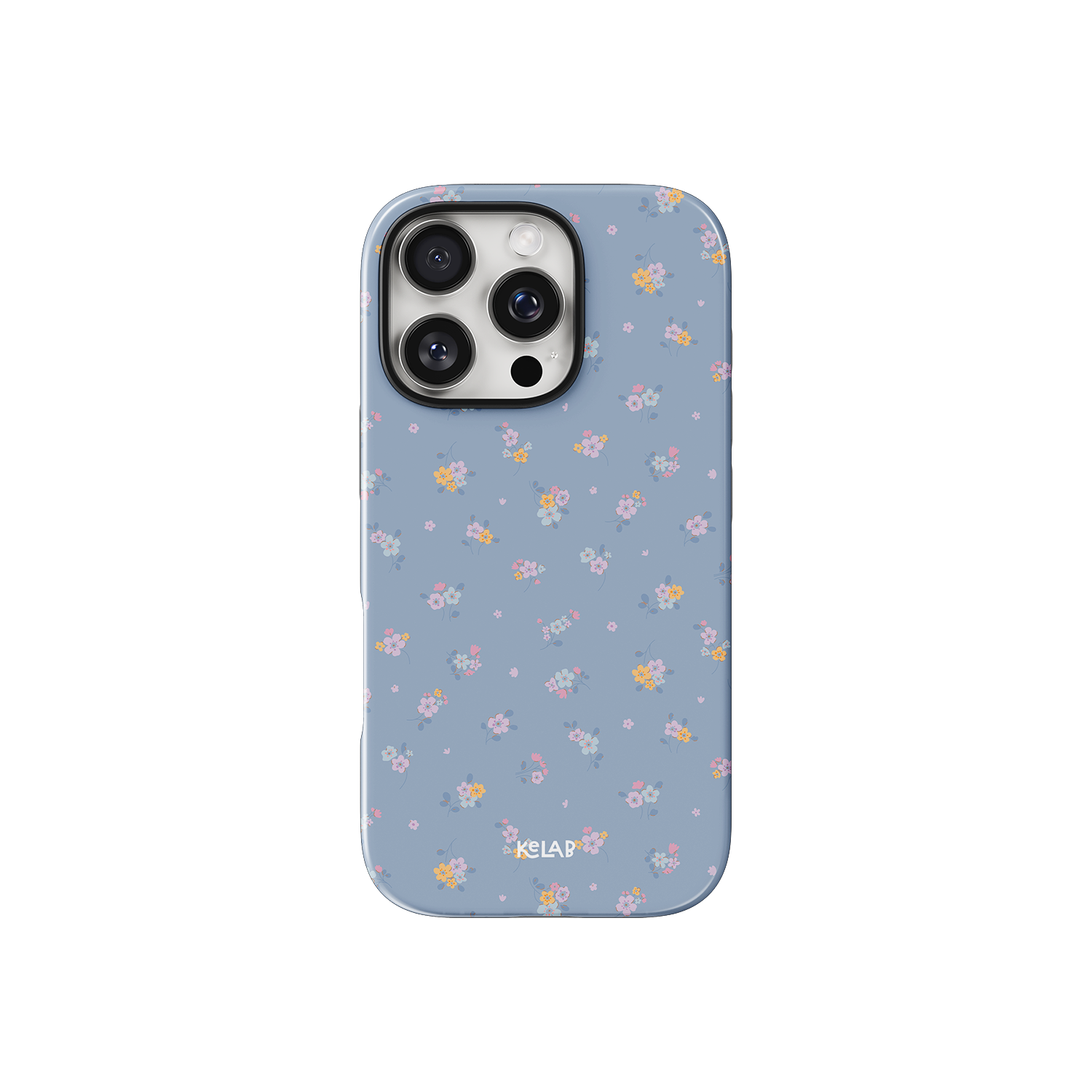 Tiny Meadow | Pastel Blue Floral Bouquet Phone Case