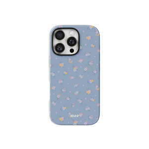 Tiny Meadow | Pastel Blue Floral Bouquet Phone Case