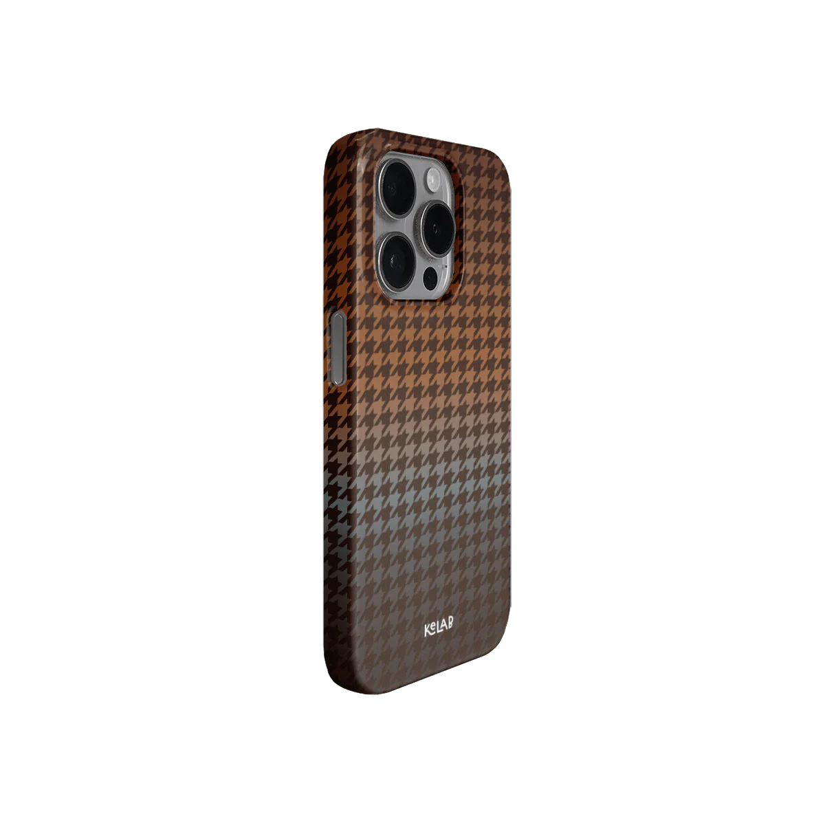 Harvest Weave | Brown Houndstooth Phone Case - KELAB
