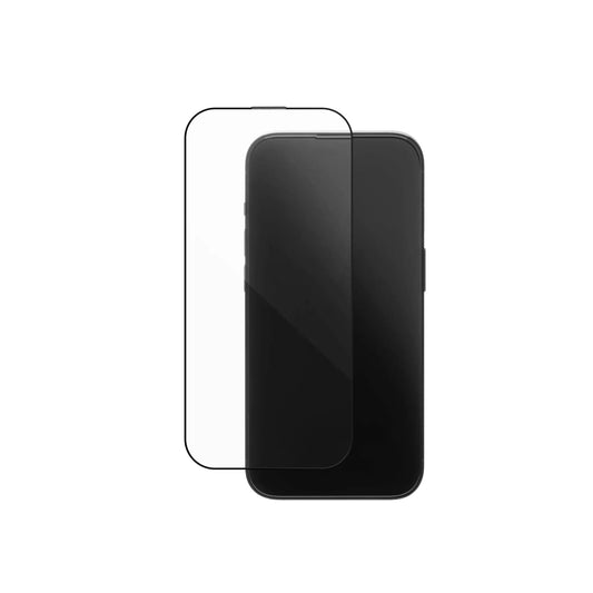 KELAB iPhone screen protector with curved edge design and full coverage fit for seamless protection and HD clarity.