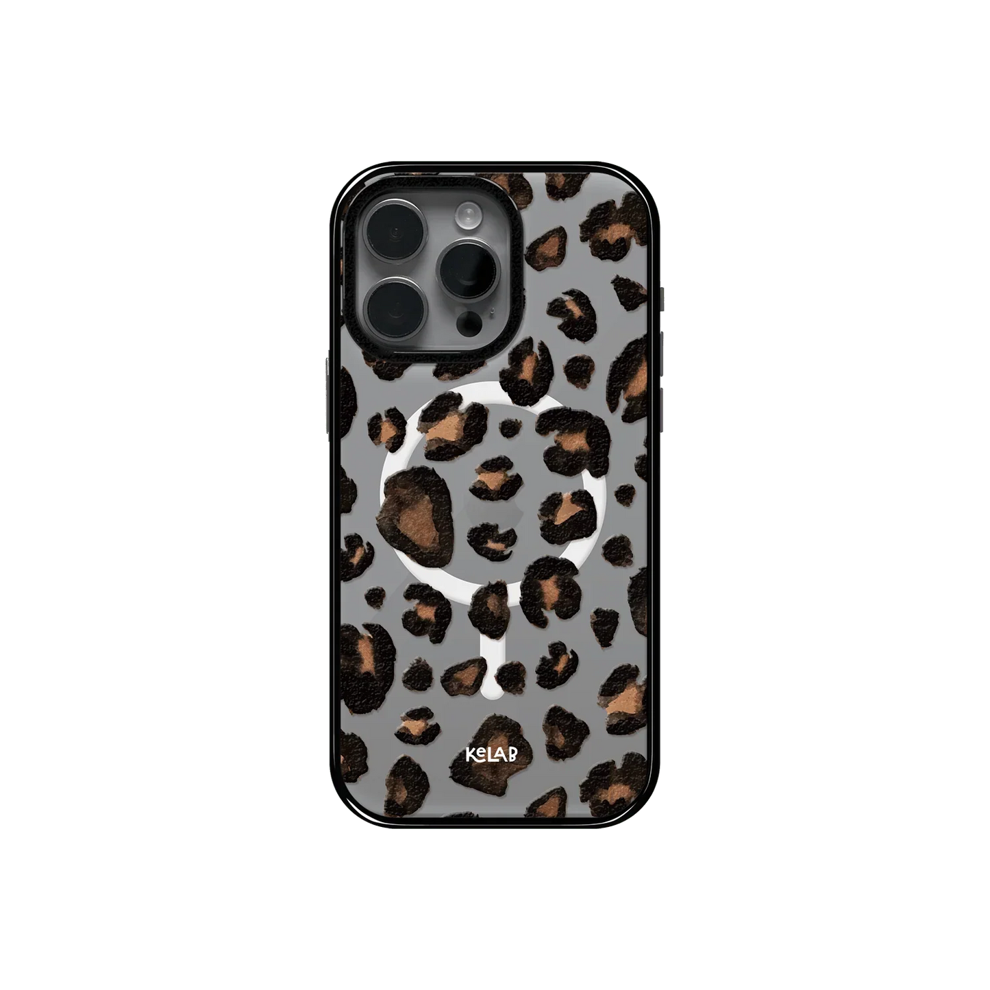 Leopard | Clear Cheetah Pattern Print Phone Case - KELAB