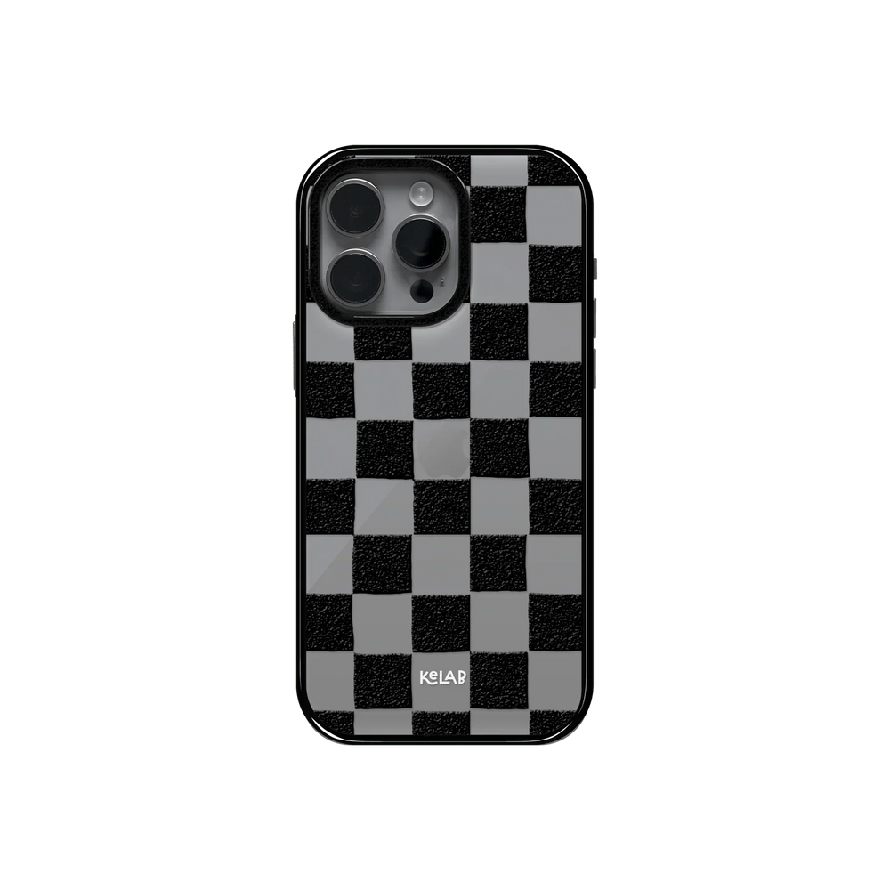 Noirboard | Transparent Check MagSafe - Compatible Phone Case - KELAB