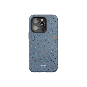Seaside Drift | Blue Paint Splatter Phone Case - KELAB