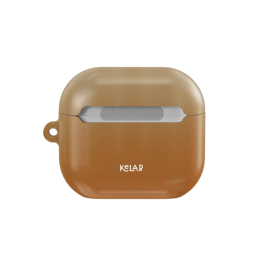 Sunset Whisper | Tinted Veil Series Orange AirPods Case - KELAB