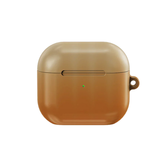 Sunset Whisper | Tinted Veil Series Orange AirPods Case - KELAB