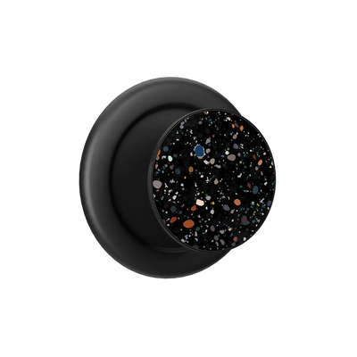 Obsidian Mist | Black Paint Splatter MagSafe Phone Grip