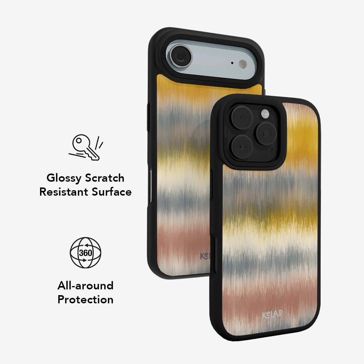 Golden Horizon Digital Art iPhone Case