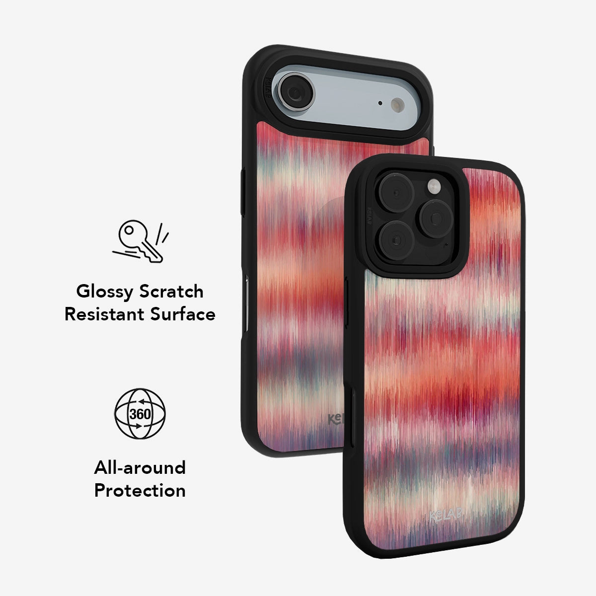 Abstract Pink Digital Art Phone Case