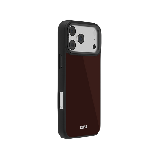 Stylish brown and black phone case with durable material, designed for optimal protection and sleek fit.