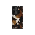 Cattle Drive | Brown Cow Print Samsung Phone Case