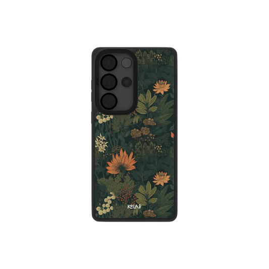 Floral patterned Samsung Galaxy phone case in a classic style with a modern TPU material