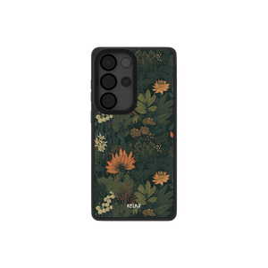 Floral patterned Samsung Galaxy phone case in a classic style with a modern TPU material