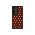 Velvet Pop | Burgundy Polka Dot Samsung Phone Case