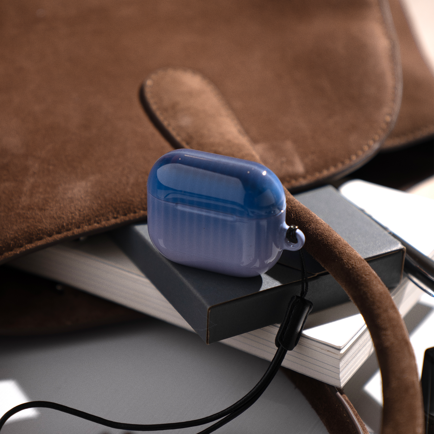 Twilight Cascade | Tinted Veil Series Blue AirPods Case