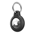Blue AirTag Case - Waterproof Secure Holder with Key Ring. Stylish GPS accessory for scratch protection and easy attachment.