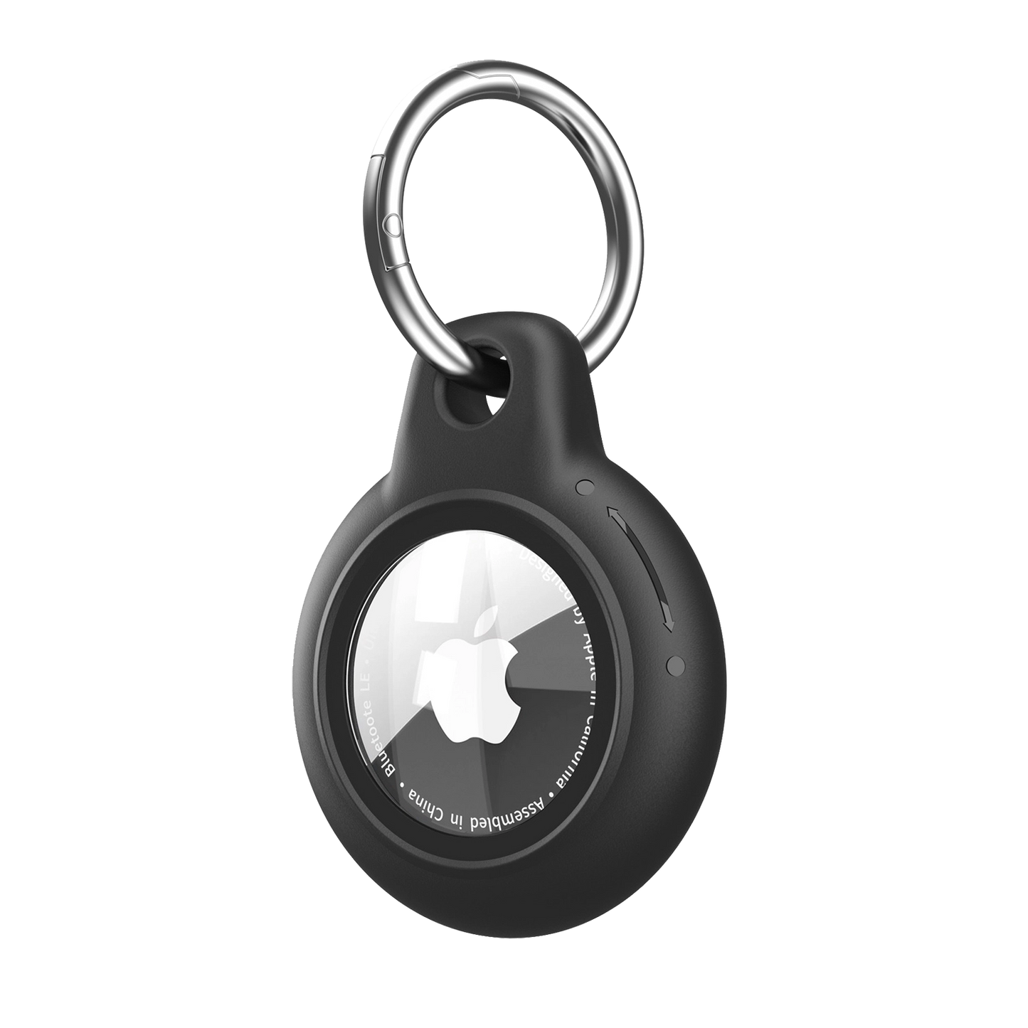 Blue AirTag Case - Waterproof Secure Holder with Key Ring. Stylish GPS accessory for scratch protection and easy attachment.