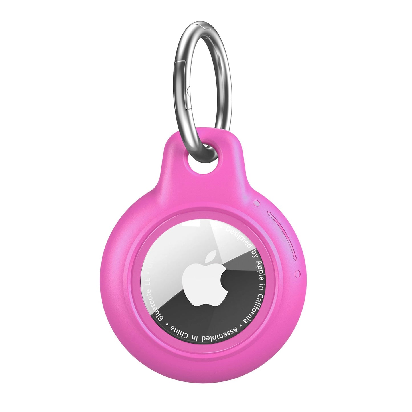 Clear AirTag Case - Waterproof Secure Holder with Key Ring. Transparent GPS case for minimalist and full visibility.