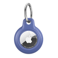 Yellow AirTag Case - Waterproof Secure Holder with Key Ring. Bright silicone GPS case for visibility and secure attachment.