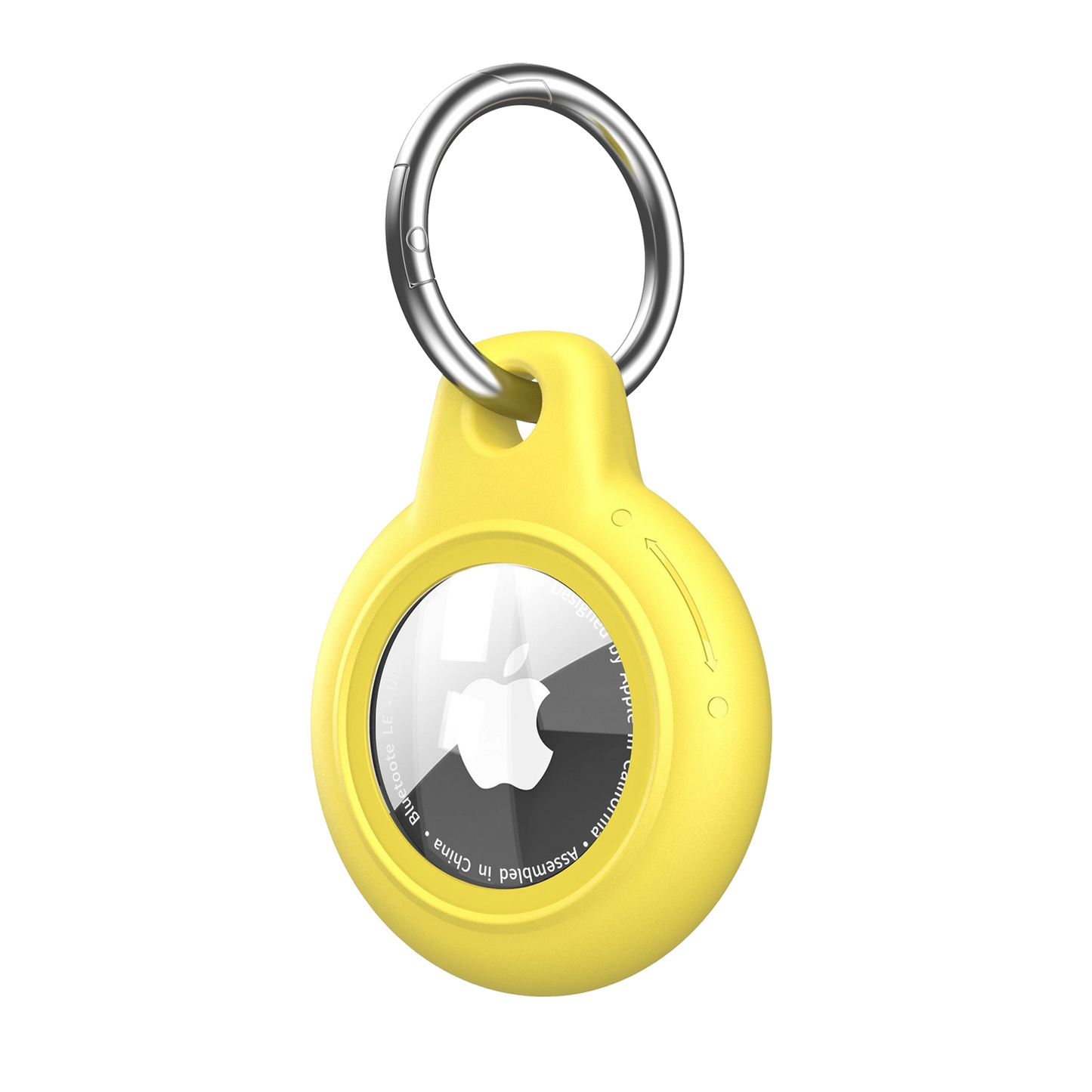 Purple AirTag Case - Waterproof Secure Holder with Key Ring. Fun and functional GPS case for everyday essentials.