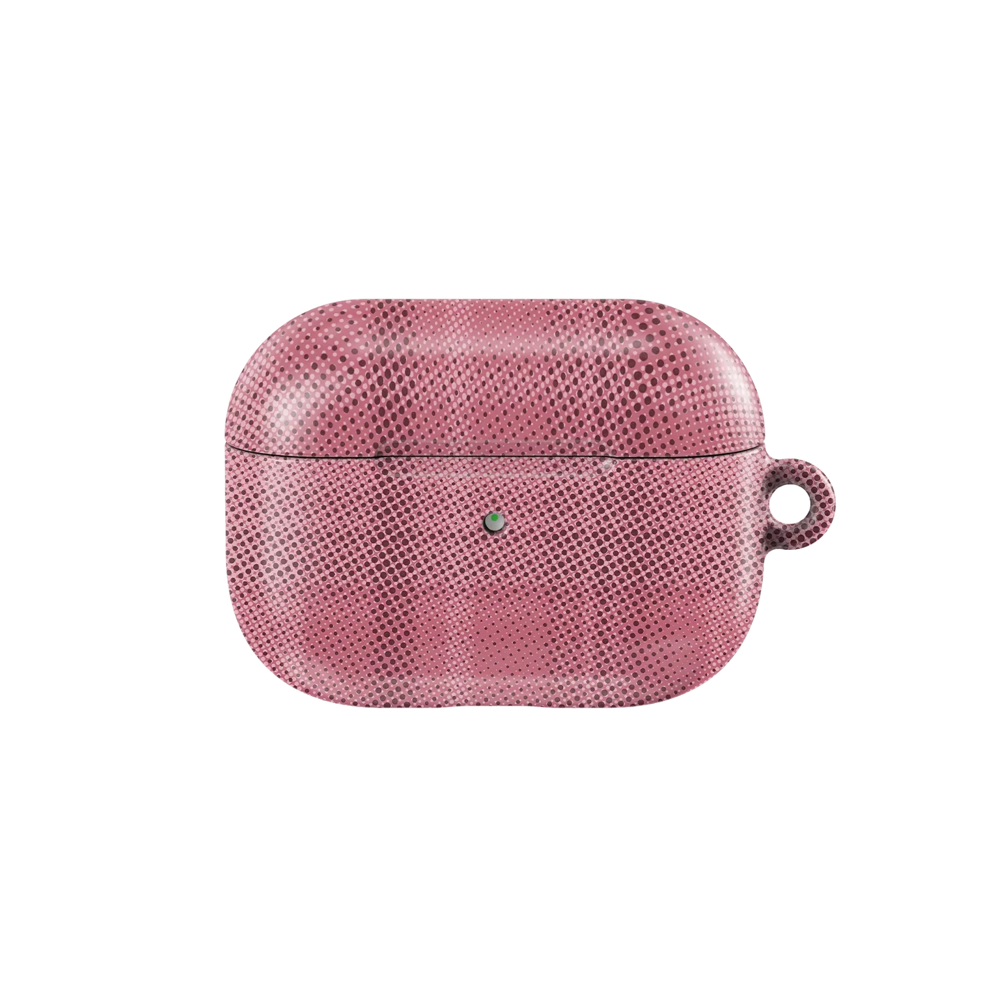 Simple AirPods Case in Pink by KELAB with a minimalist checkered texture and durable design for all AirPods models. Stylish muted tartan pattern.