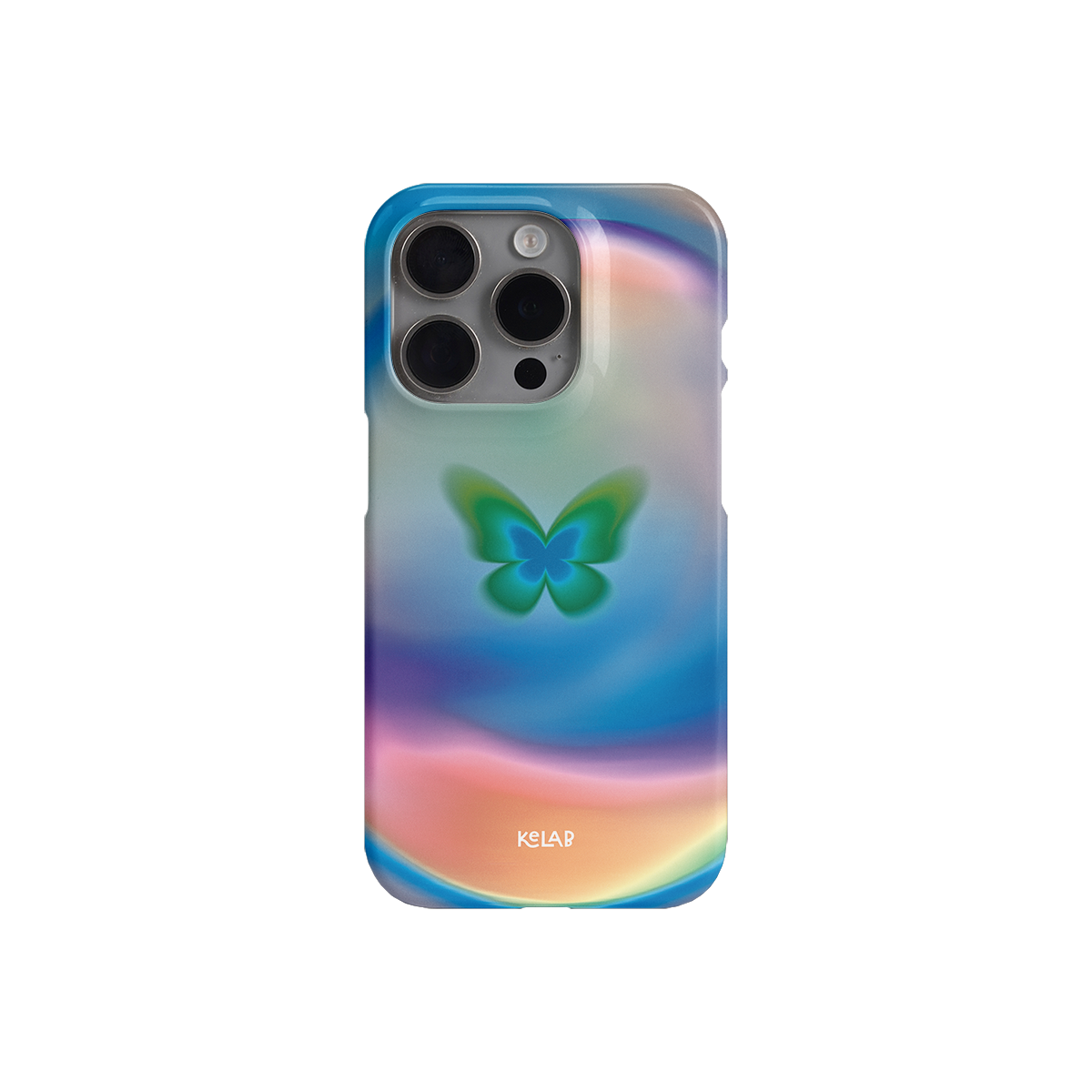Celestial Wings | Gradient Butterfly Print Phone Case