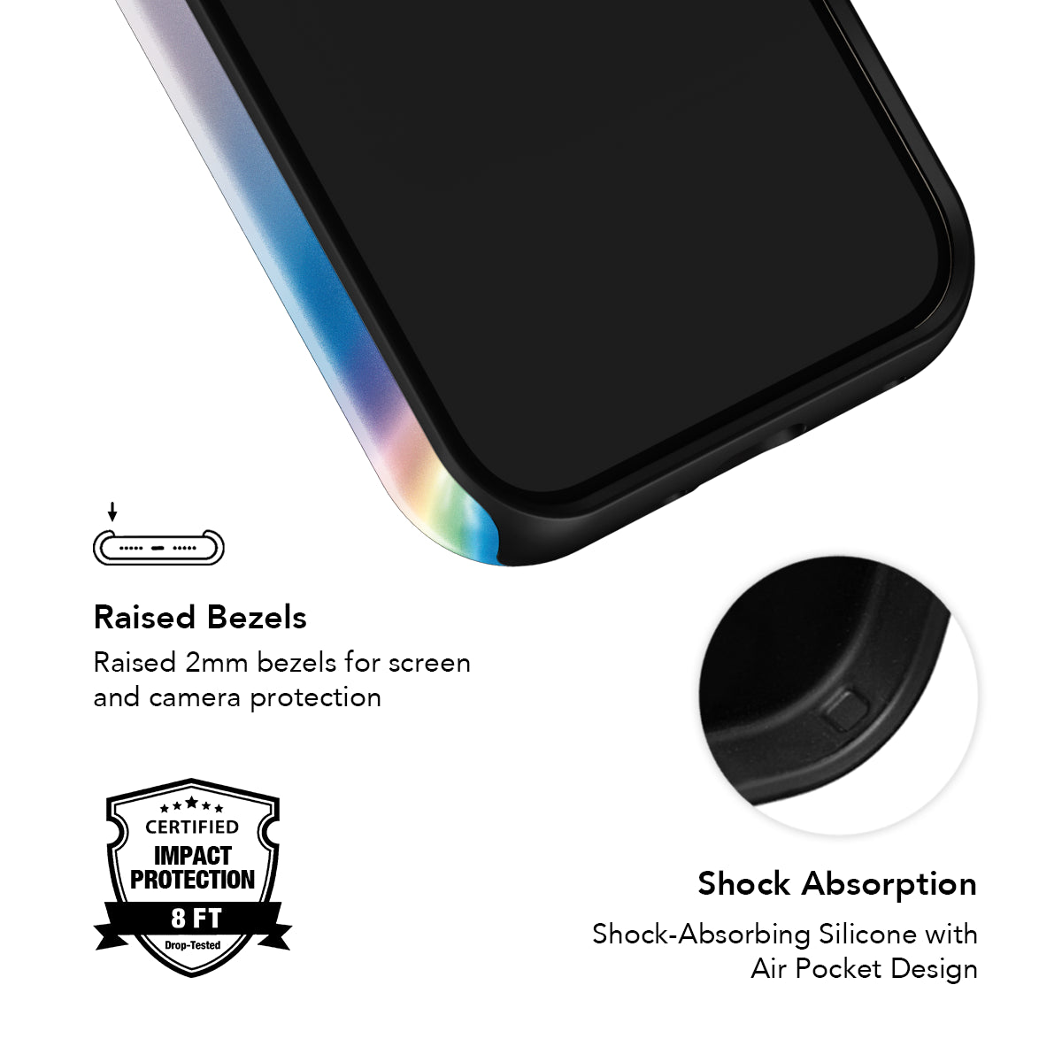 Celestial Wings | Gradient Butterfly Print Phone Case