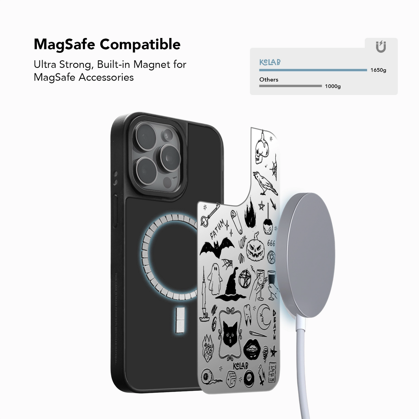 Midnight Ritual  | Halloween iPhone Case with Reflective Back