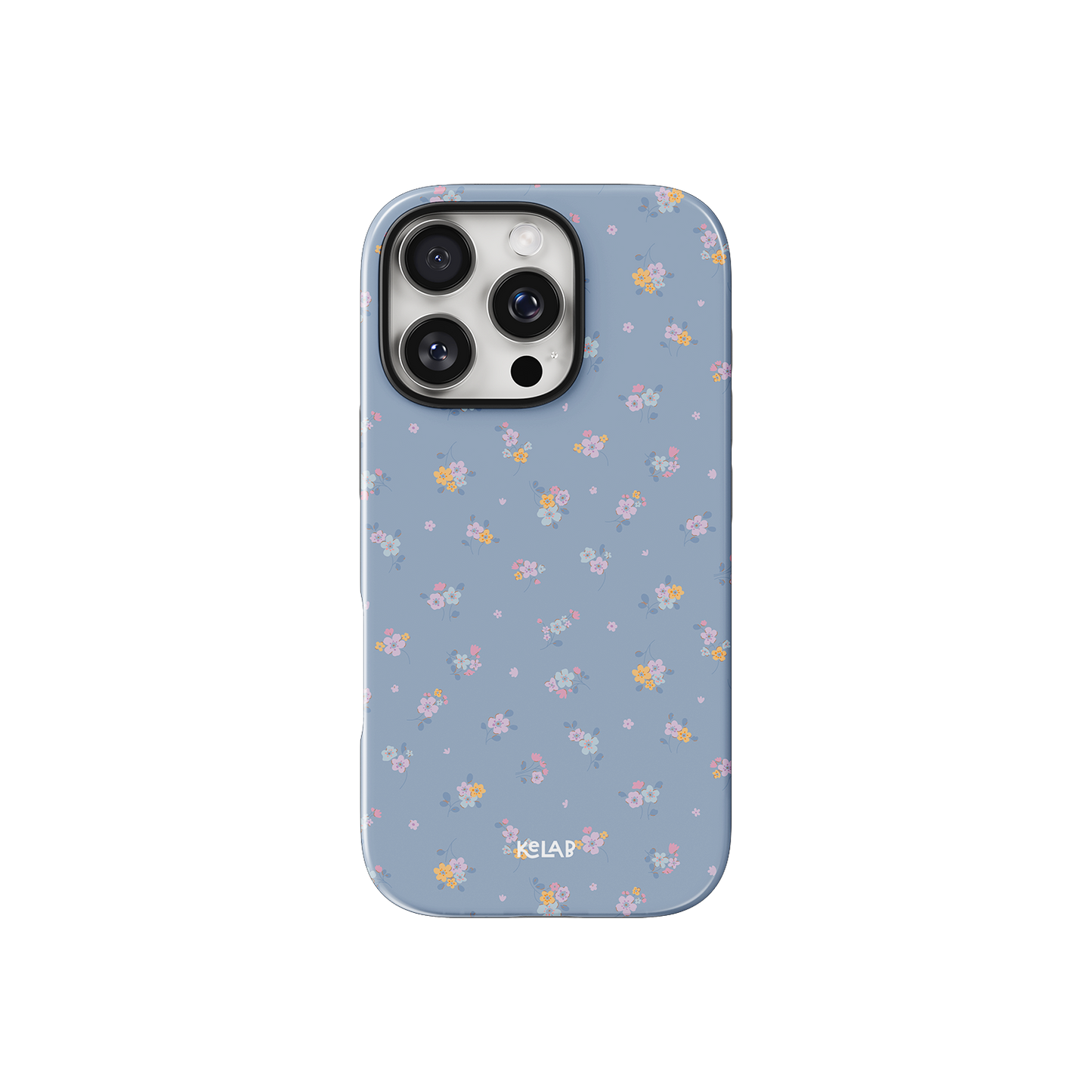 Tiny Meadow | Pastel Blue Floral Bouquet Phone Case