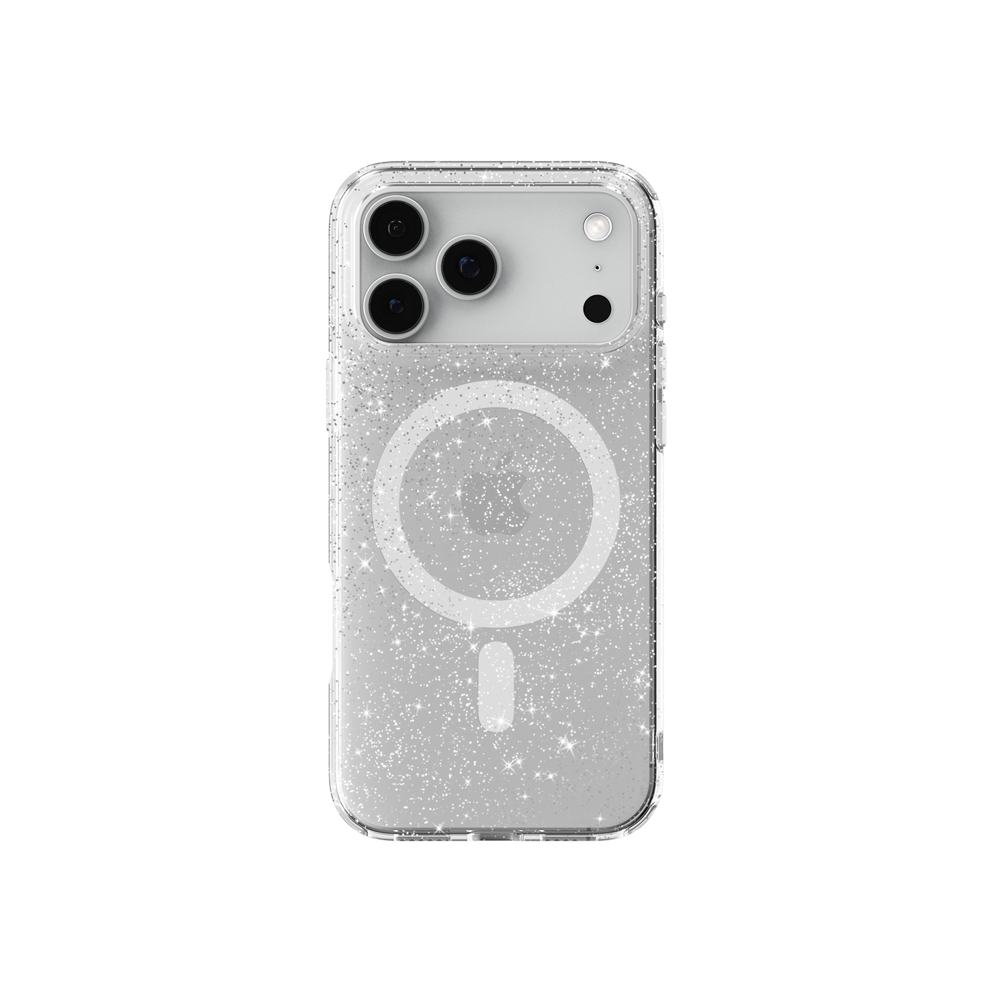 Silver Dream | Glitter Clear Phone Case