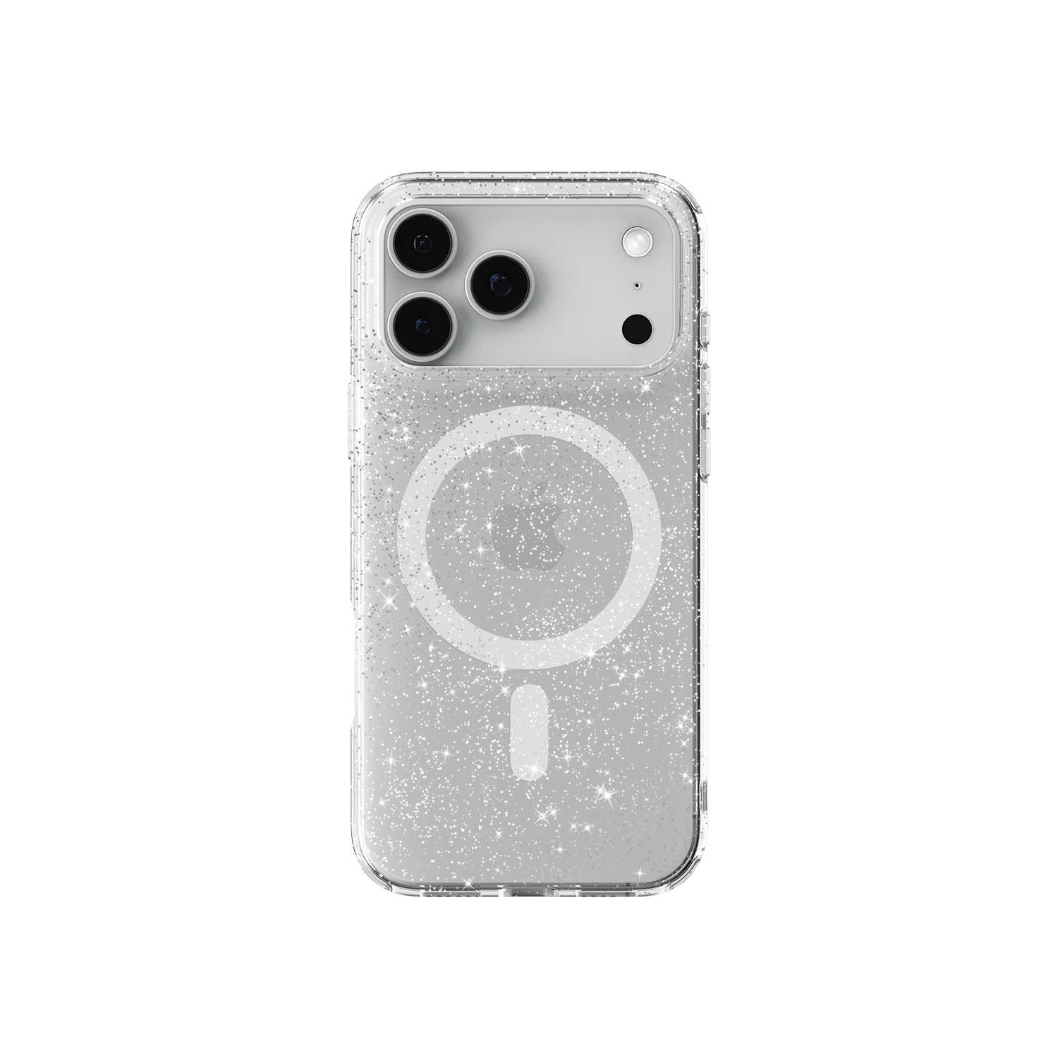 Silver Dream | Glitter Clear Phone Case