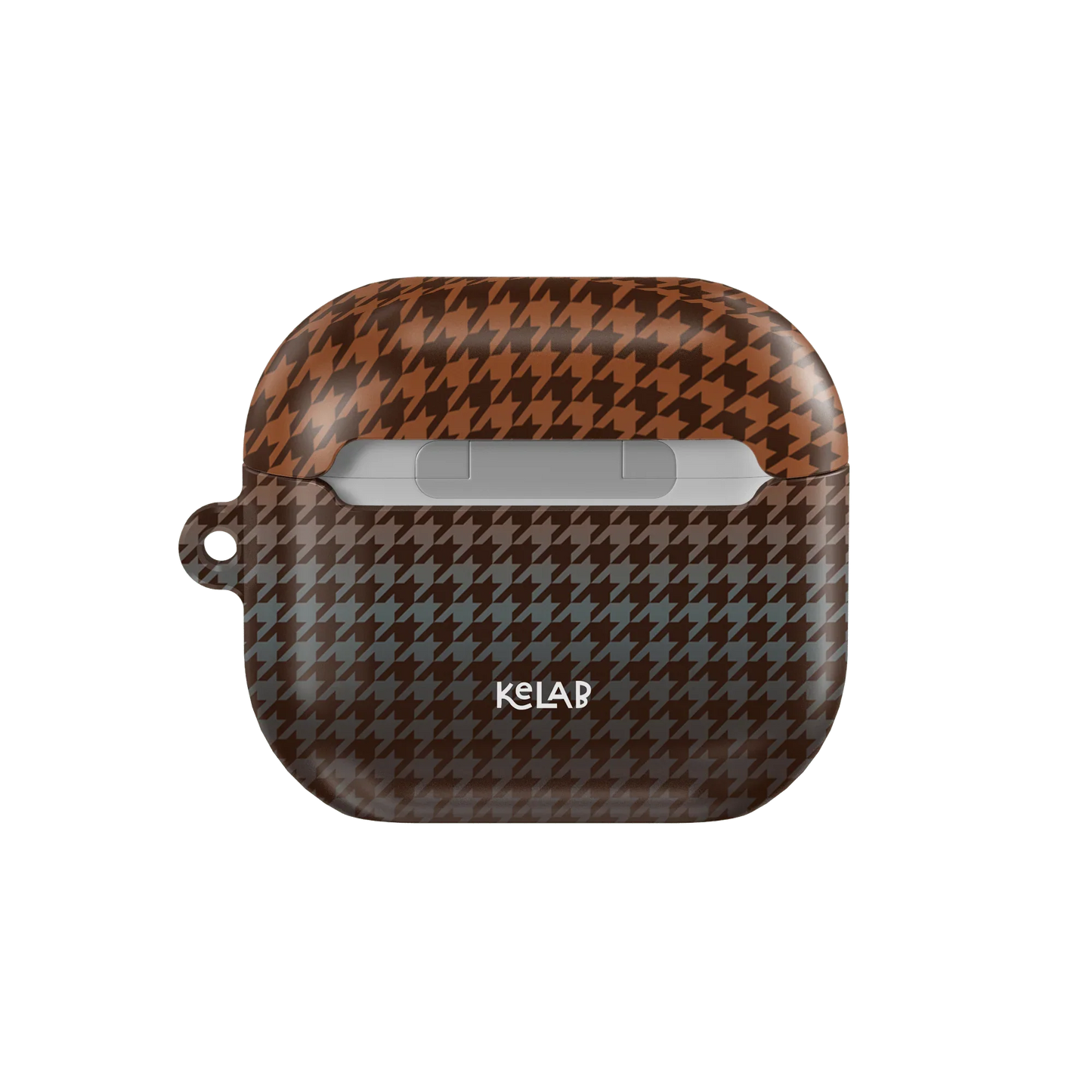 Harvest Weave | Brown Houndstooth AirPods Case - KELAB