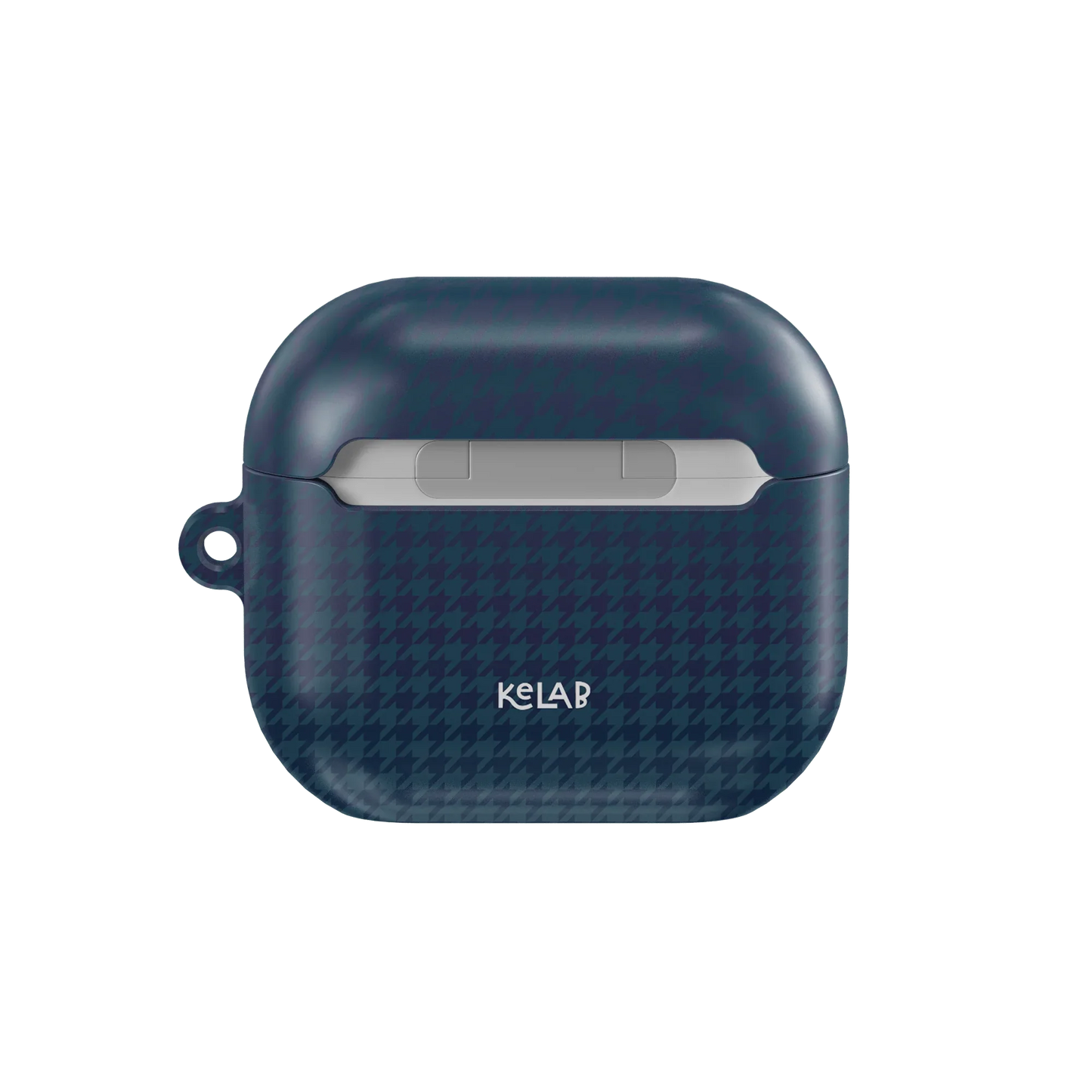 Midnight Weave | Blue Houndstooth AirPods Case - KELAB