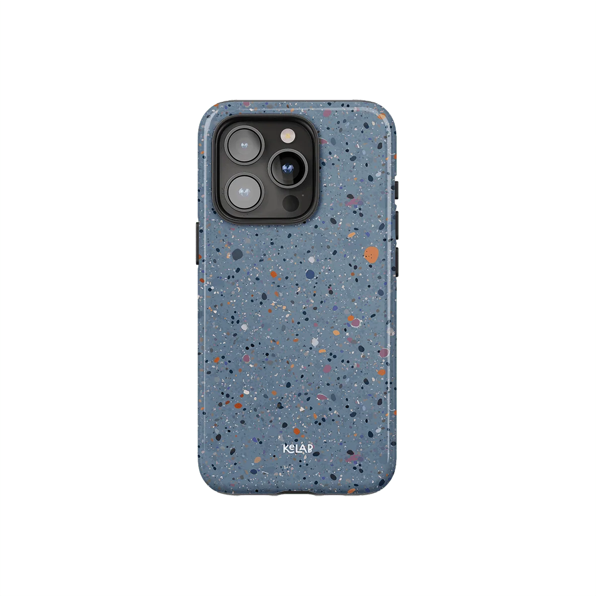 Seaside Drift | Blue Paint Splatter Phone Case - KELAB