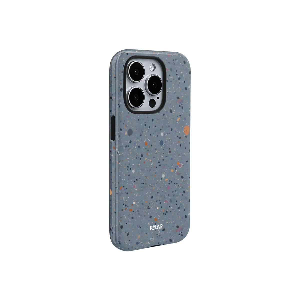 Seaside Drift | Blue Paint Splatter Phone Case - KELAB