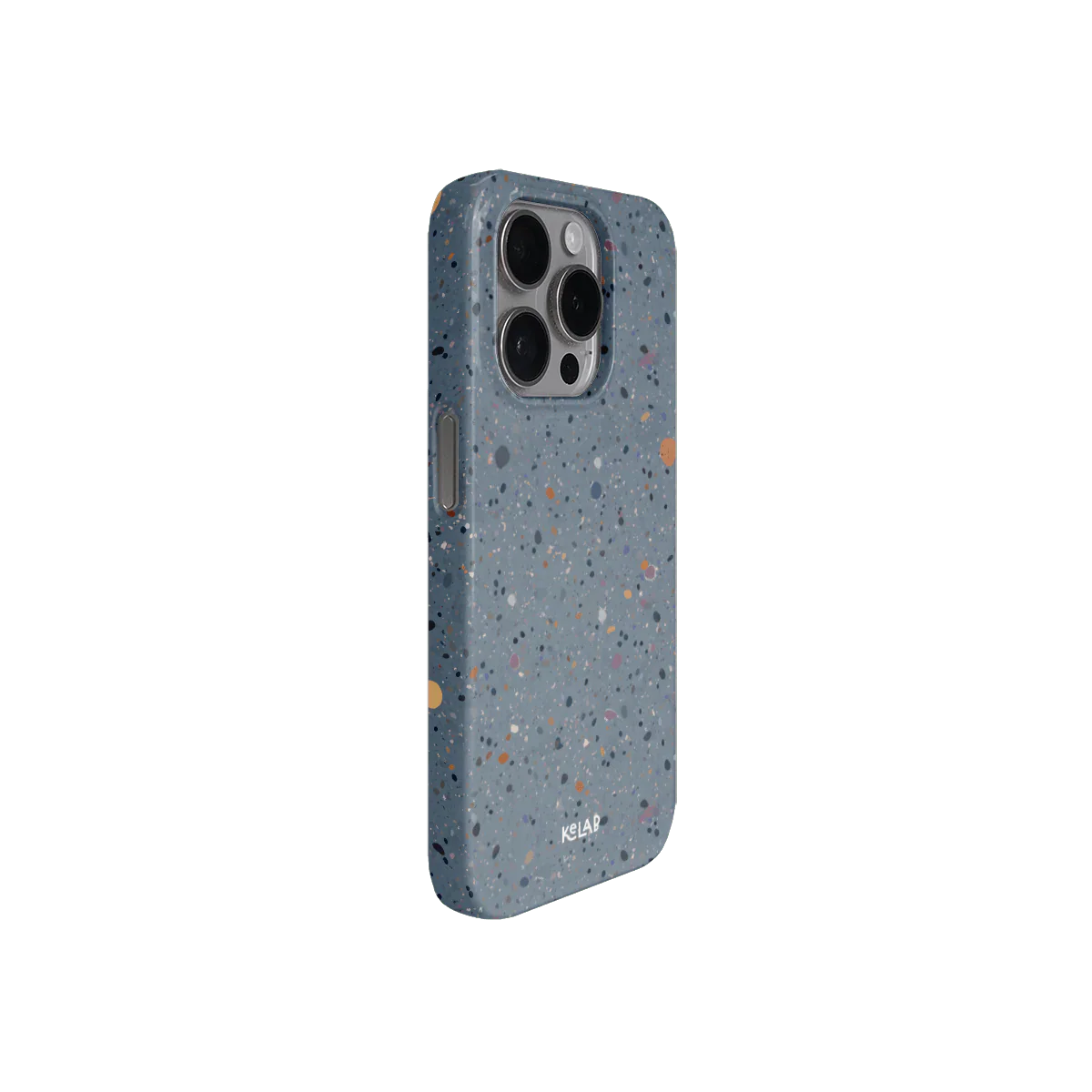Seaside Drift | Blue Paint Splatter Phone Case - KELAB