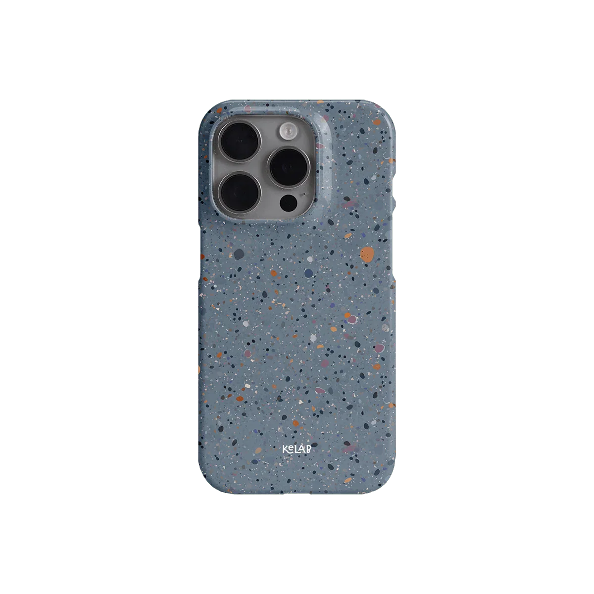 Seaside Drift | Blue Paint Splatter Phone Case - KELAB