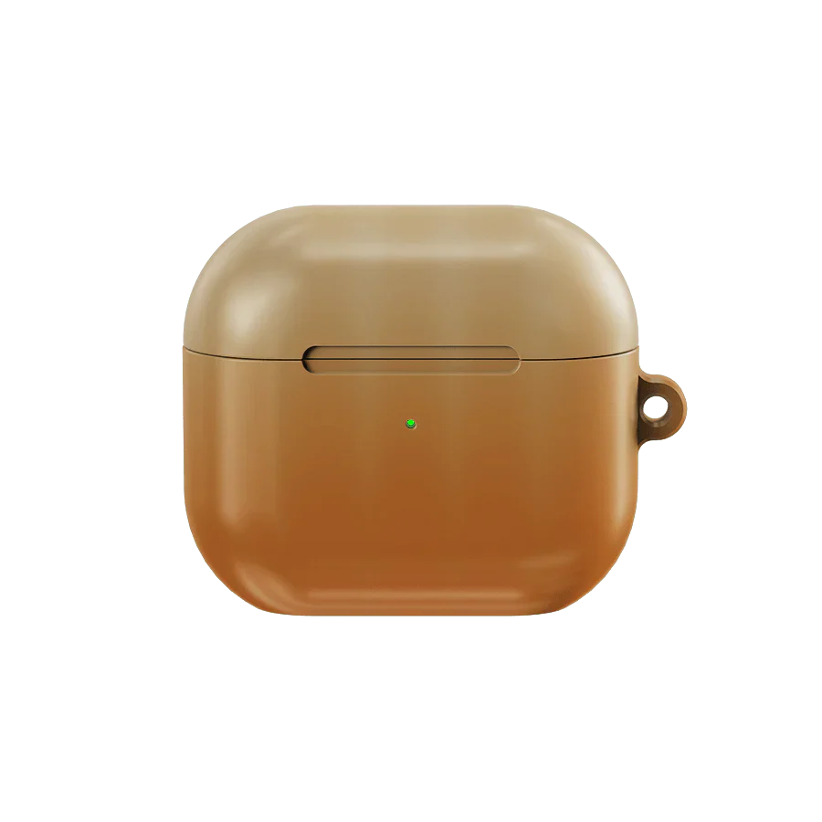 Sunset Whisper | Tinted Veil Series Orange AirPods Case - KELAB