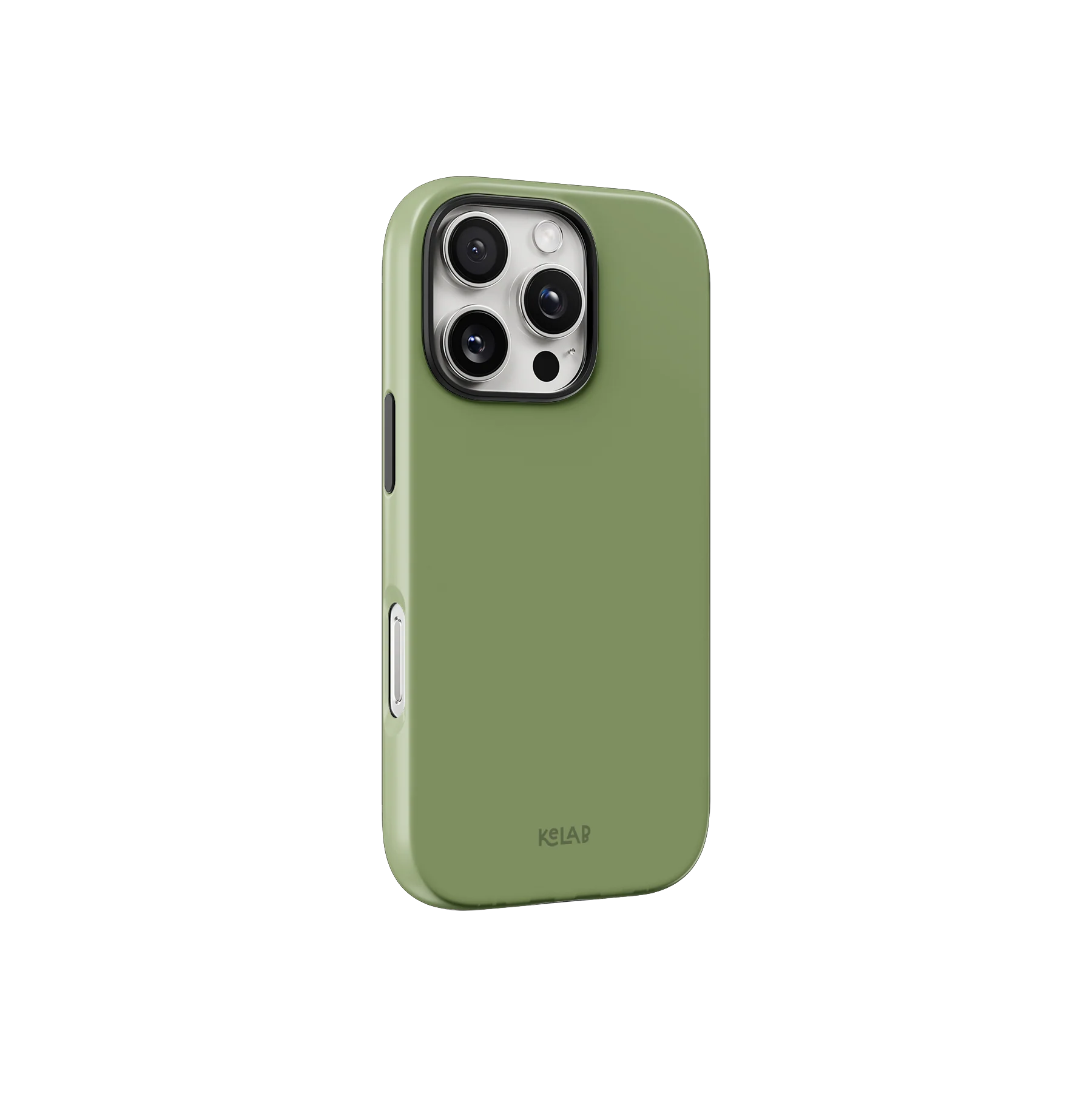 Green Phone Case – Solid Color Minimalist Style | KELAB
